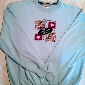 Light blue women's sweater size extra large